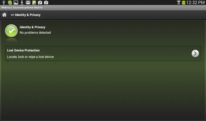 Webroot SecureAnywhere Mobile android App screenshot 3
