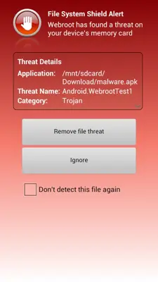 Webroot SecureAnywhere Mobile android App screenshot 7