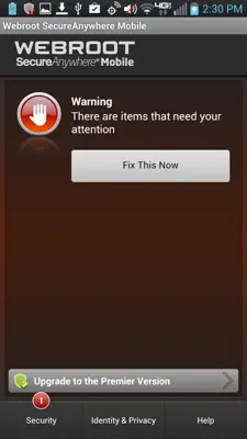 Webroot SecureAnywhere Mobile android App screenshot 8